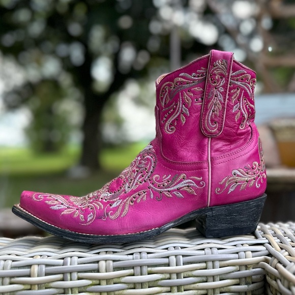 Old Gringo Pink Cowboy Skull Boots 9.5 NEW Dulce Calavera Stud - Picture 3 of 16